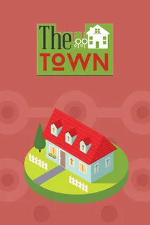 街道建筑矢量扁平插画