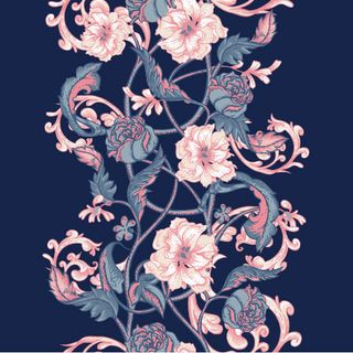 花卉唯美手绘花朵面料纹理手机壳布料面料印花服装矢量图案素材