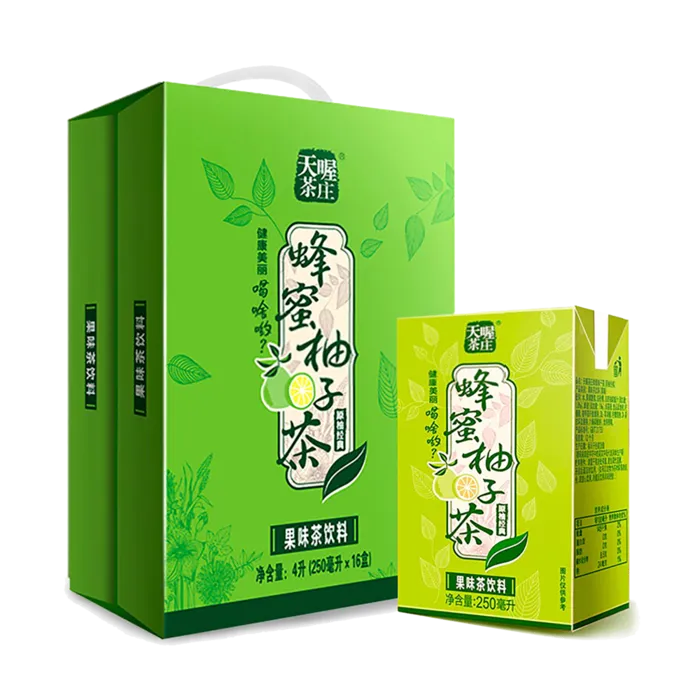天喔茶庄 蜂蜜柚子茶超市商品白底图免抠实物摄影png格式图片透明底
