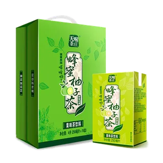 天喔茶庄 蜂蜜柚子茶超市商品白底图免抠实物摄影png格式图片透明底