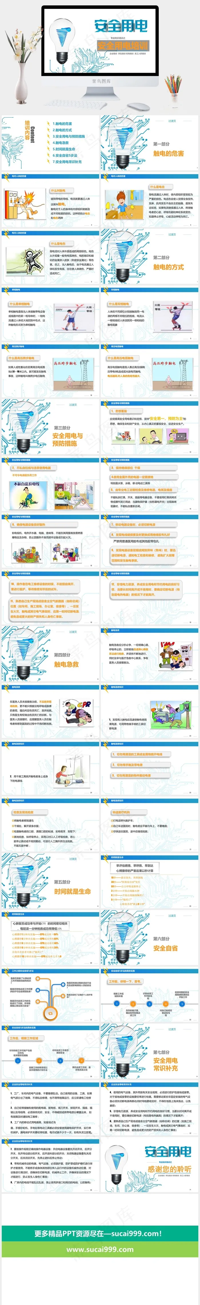 安全教育PPT模板ppt模版