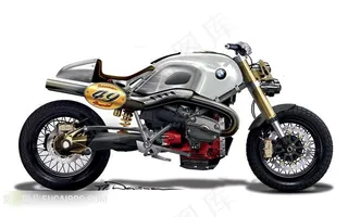 高清概念宝马摩托车