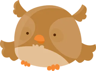 猫头鹰素材卡通动物