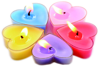 蜡烛实物情人节