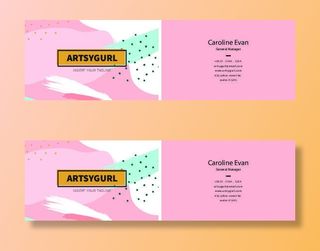 精美国外名片设计模板矢量素材