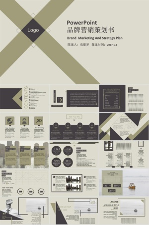 品牌营销方案策划书PPT模板