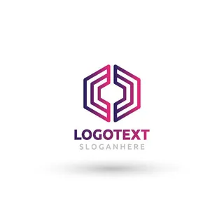 图标标识标志立体几何图形企业商标VI品牌LOGO设计模板AI矢量素材