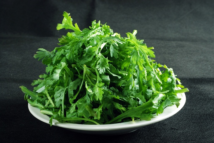 茼蒿火锅配菜美食设计素材