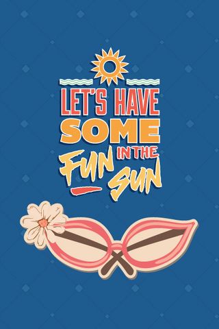 夏天海报|矢量|插画|扁平|风格