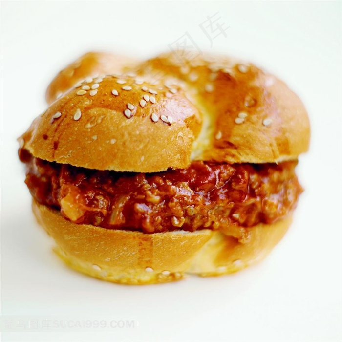 美味的汉堡快餐素材