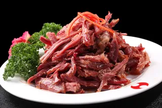 手撕牛肉42元一份