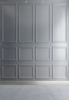 北欧ins粉色石膏线条背景墙