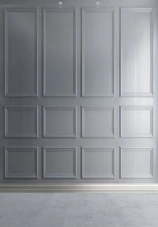 北欧ins粉色石膏线条背景墙