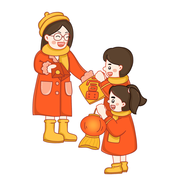 2022虎年新年春节过年场景拜年