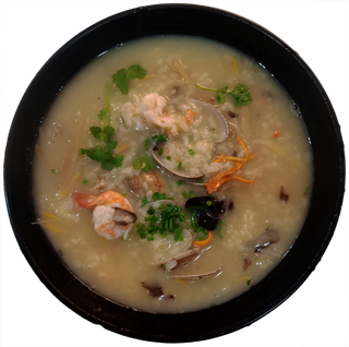 潮汕海鲜粥花甲大虾大闸蟹免抠摄影元素素材