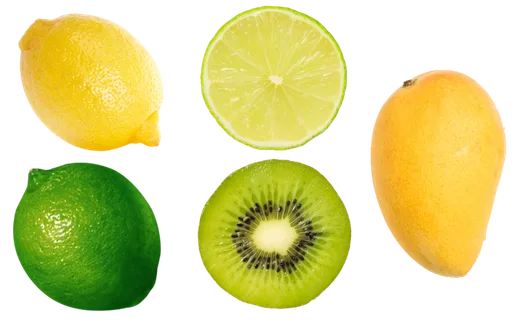 柠檬猕猴桃芒果水果免扣素材