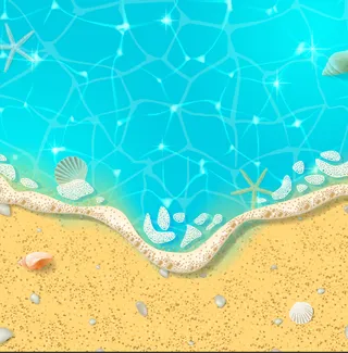 夏天海滩大海背景