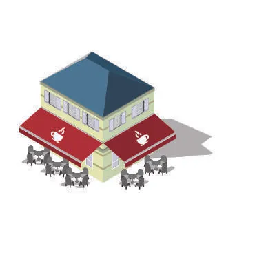 分析图素材图标集合景观建筑立面插画场景AI矢量图形设计eps,ai矢量模版下载