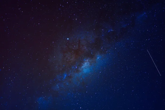 黑色星空摄影素材