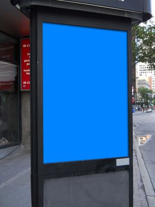 灯箱样机 路牌广告样机