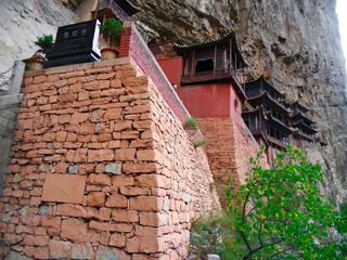 山西旅游-大同悬空寺风光10