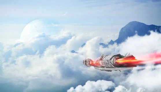 元宇宙世界天空背景墙风景 元宇宙世界天空背景墙风景