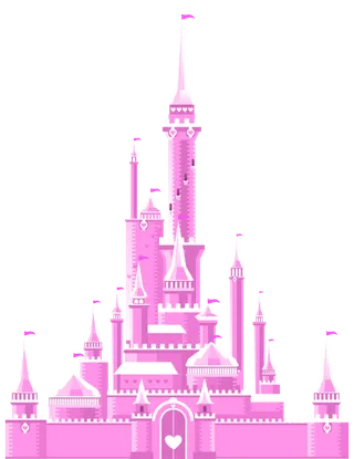 卡通风可爱城堡免扣PNG手绘插画图片 (78)