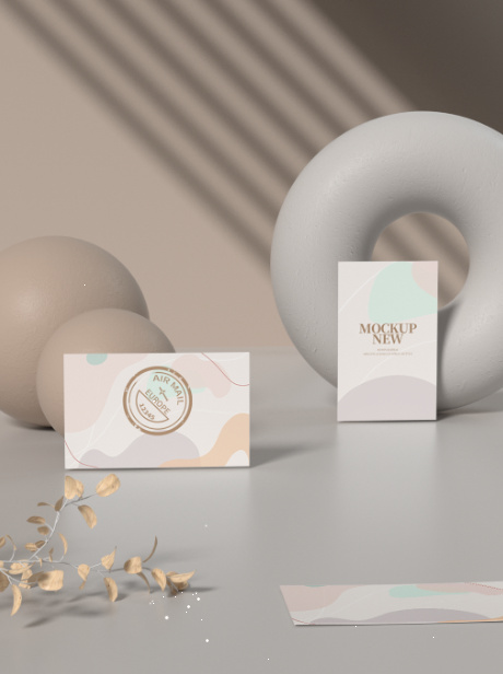 高端大气商务名片样机