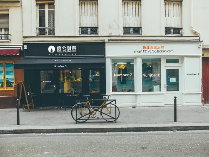 高端店面门头智能贴图样机psd模版下载