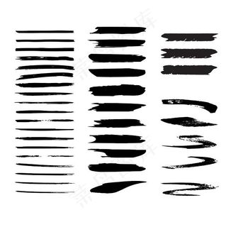 笔触 毛笔 笔画