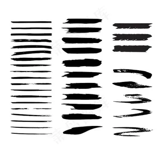 笔触 毛笔 笔画