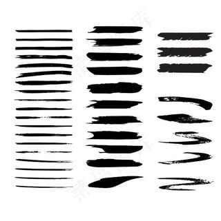 笔触 毛笔 笔画