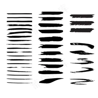 笔触 毛笔 笔画