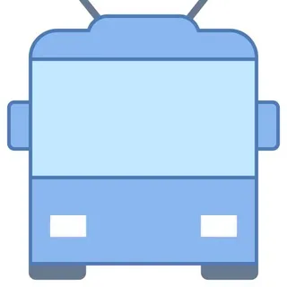 无轨电车 PNG免抠