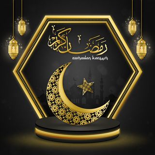 设计月亮星星社交媒体黑蓝色背景 设计月亮星星社交媒体黑蓝色背景