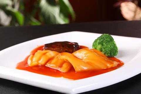 鲍汁扣花胶肚 (2)