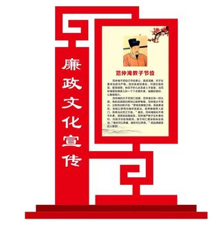 矢量铁艺宣传栏