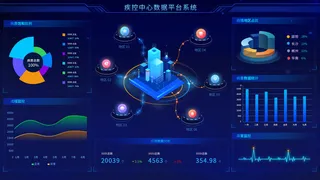 数据可视化psd模版