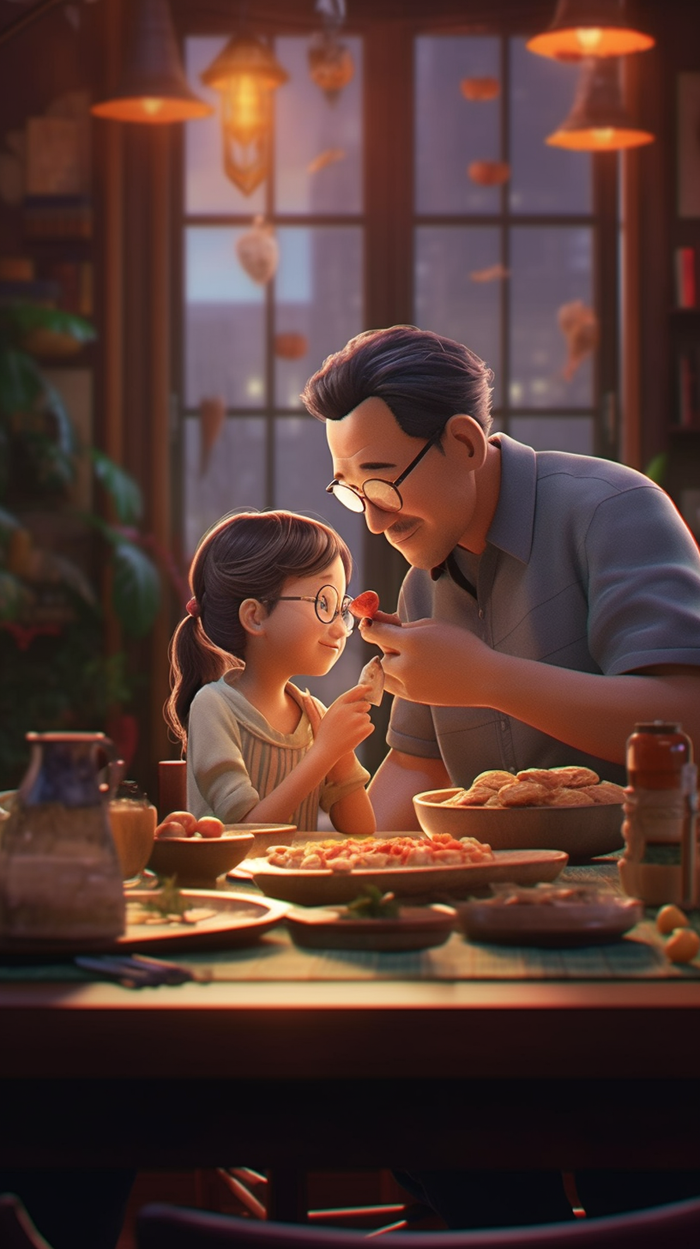 父亲 父亲节 温馨 坚强 爱护 关怀 教育 快乐 幸福 父爱