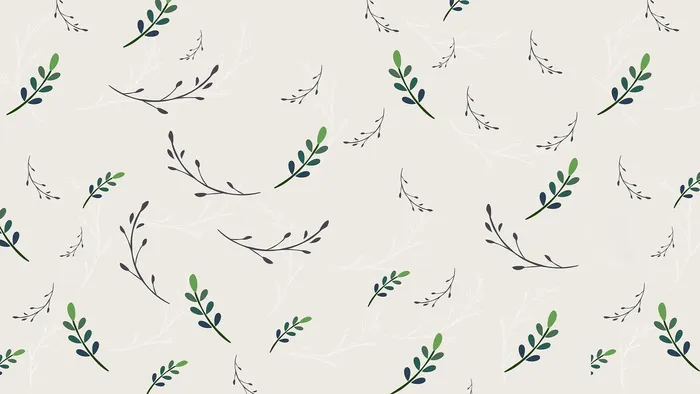简约淡色叶子背景图片