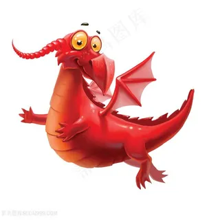 大眼睛的恐龙3d绘画设计高清图