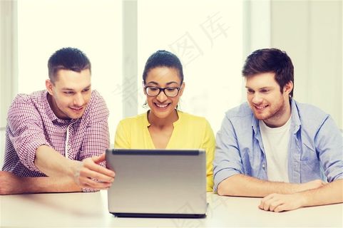 未来商业团队工作场景高清图片