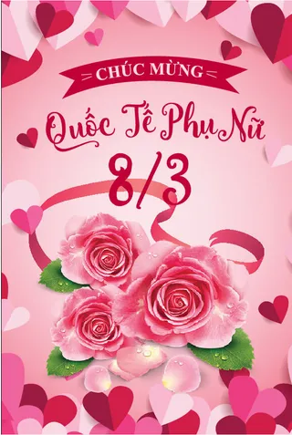 三八妇女节女神节贺卡背景