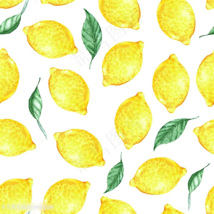 柠檬水果背景高清图
