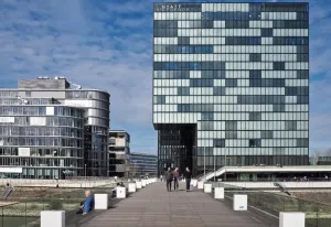 现代城市建筑背景
