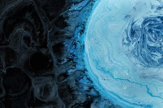 唯美抽象油墨背景