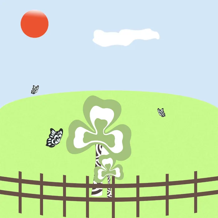 幸运之树图稿psd模版下载