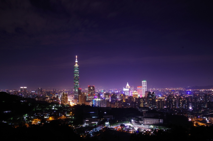 高清唯美城市夜景高楼大厦
