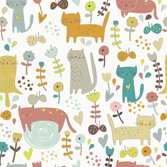 插画 矢量动物 扁平 卡通 