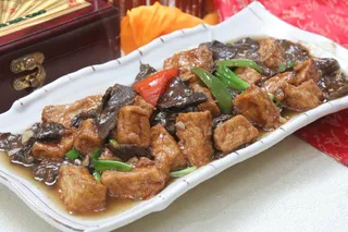崂山蘑烧豆腐  18元
